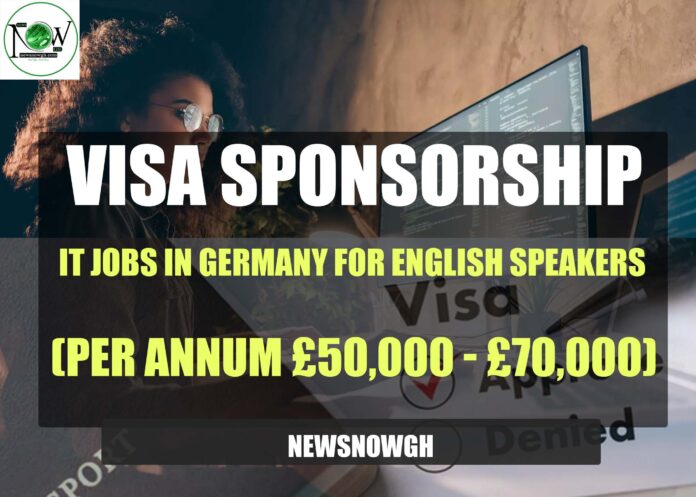 Visa Sponsorship IT Jobs In Germany