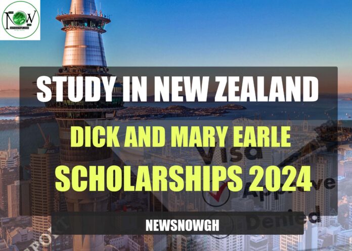 New Zealand Dick and Mary Earle scholarships