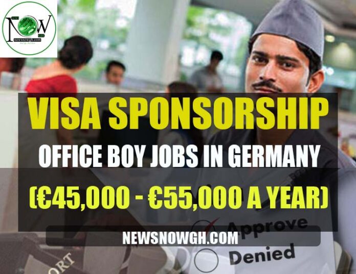 Visa Sponsorship Office Boy Jobs in Germany