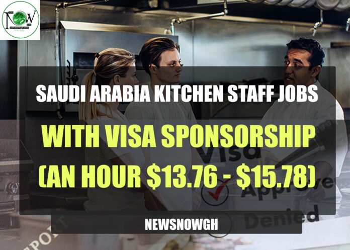 Saudi Arabia Kitchen Staff Jobs