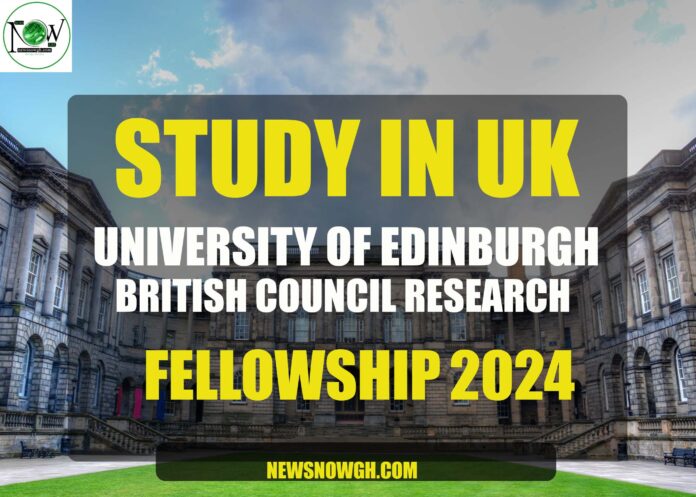 University of Edinburgh British Council Research Fellowships