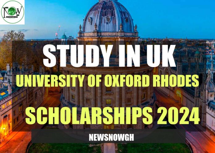 University of Oxford Rhodes scholarships
