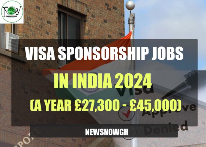 Visa Sponsorship Jobs in India