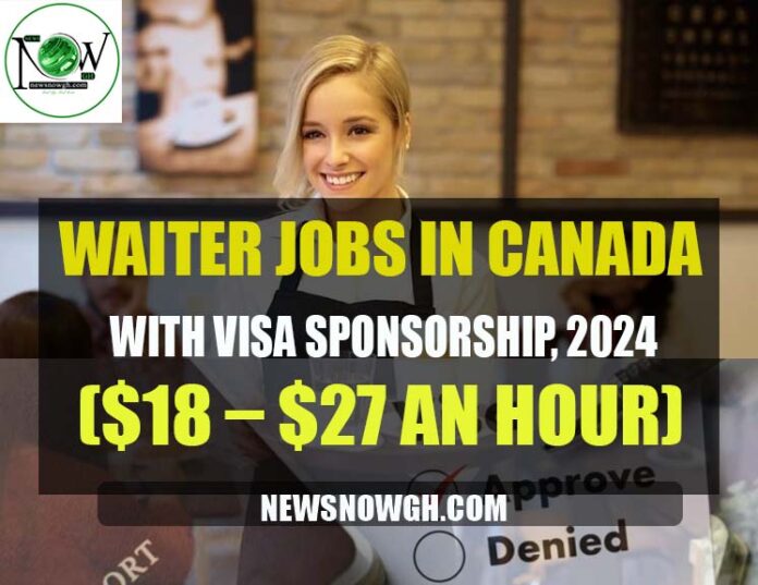 Waiter Jobs in Canada