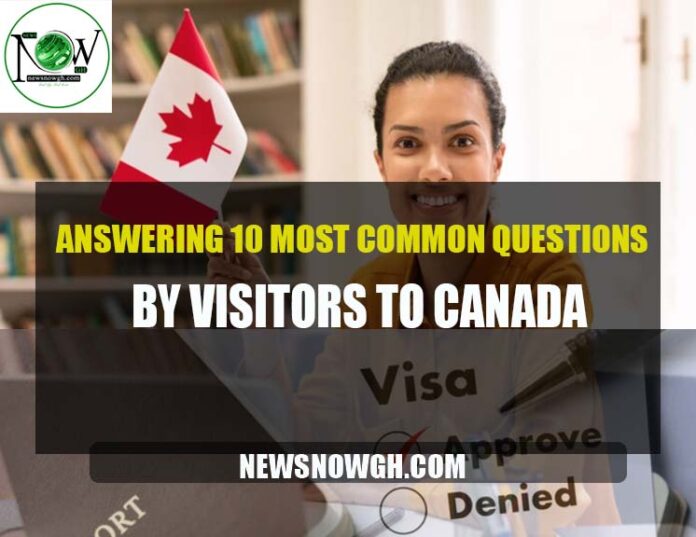 Questions by visitors to Canada
