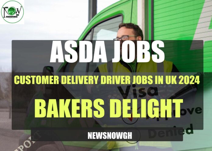 ASDA Customer Delivery Driver Jobs