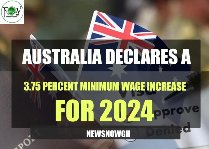 Australia Declares a 3.75 Percent Minimum Wage