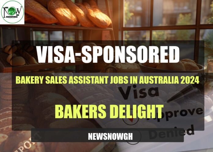 Bakery Sales Assistant Jobs in Australia