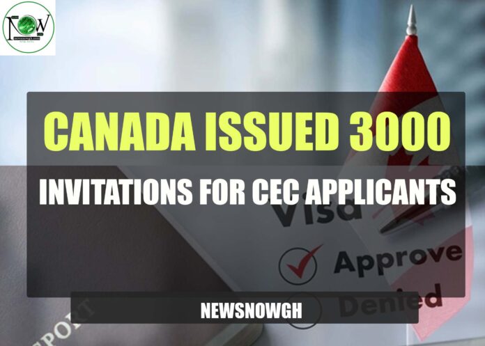 Canada invitations for CEC applicants