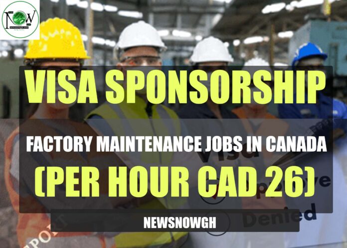 Factory Maintenance Jobs in Canada