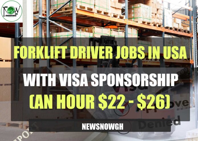 Forklift Driver Jobs in USA