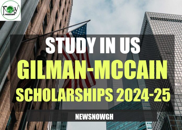 Gilman-McCain Scholarship 2024–25