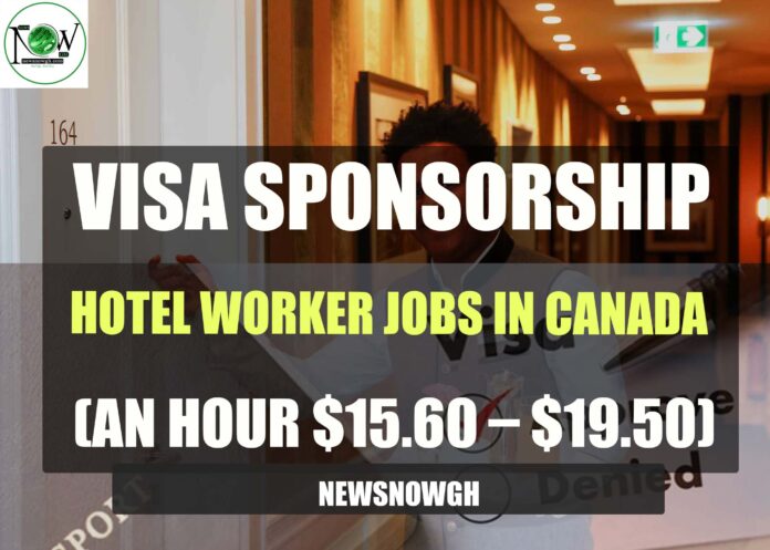 Hotel Worker Jobs in Canada