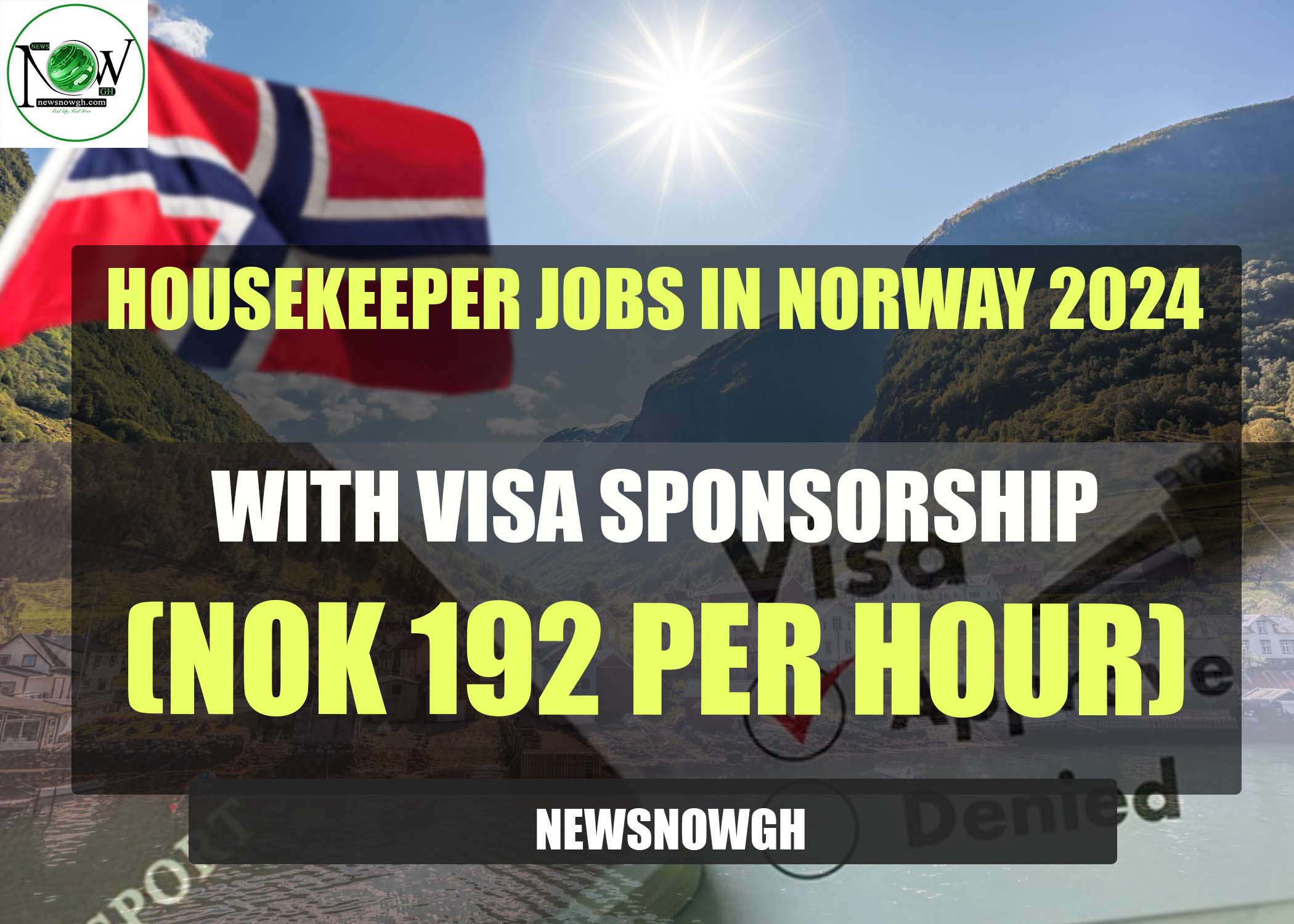 Housekeeper Jobs in Norway 2024 with Visa Sponsorship