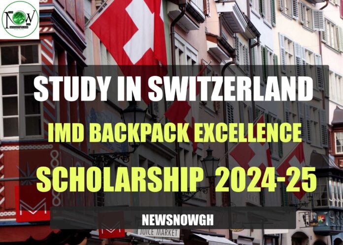 IMD Backpack Excellence scholarships