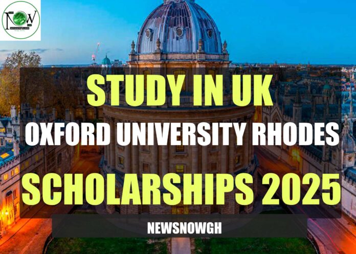 Oxford University Rhodes Scholarships