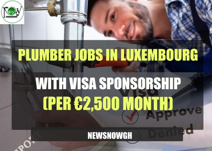 Plumber Jobs in Luxembourg Plumber Jobs in Luxembourg