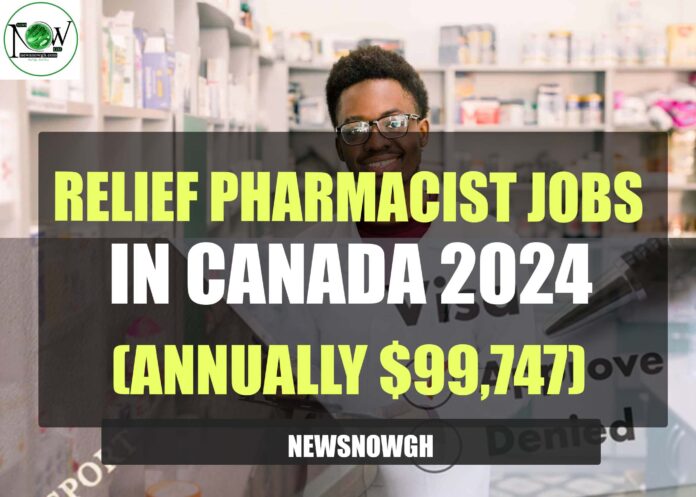 Relief Pharmacist Jobs in Canada