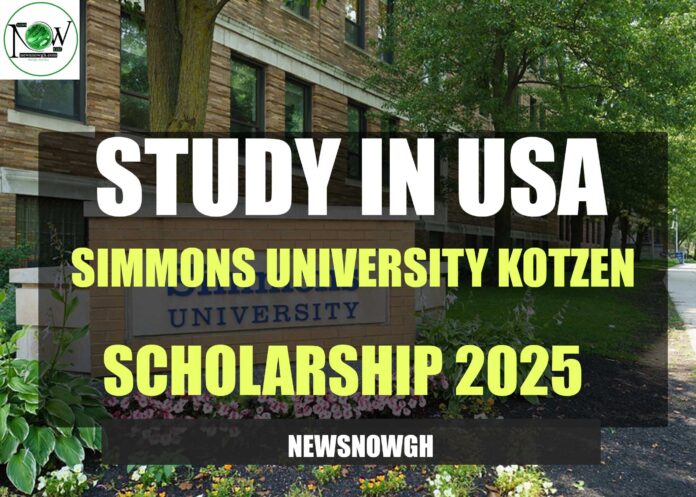 Simmons University Kotzen scholarships