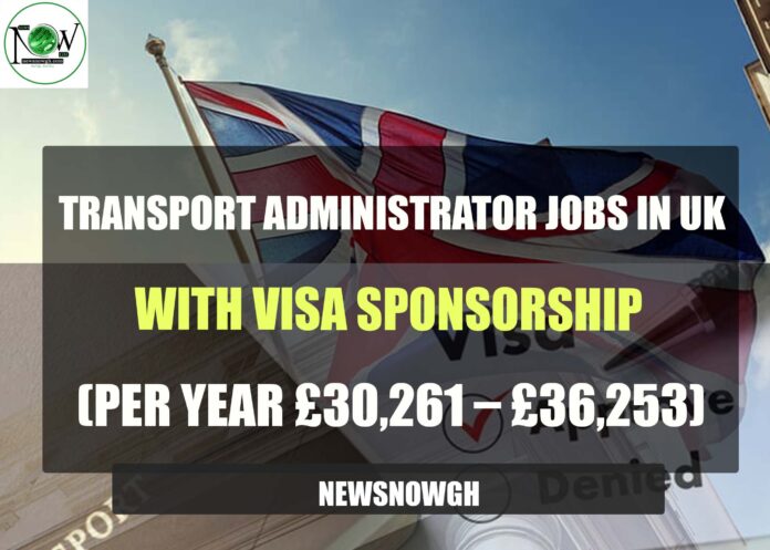 Transport Administrator Jobs in UK