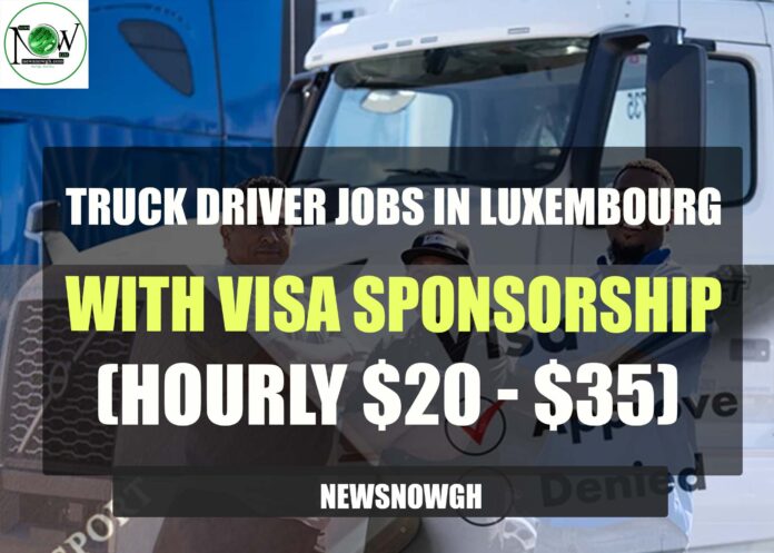 Truck Driver Jobs in Luxembourg