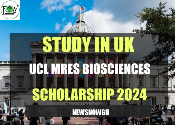UCL MRes Biosciences Scholarship UCL MRes Biosciences Scholarship