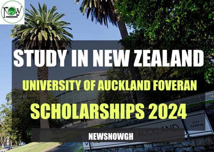 University of Auckland Foveran scholarships