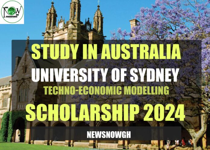 University of Sydney Techno-Economic Modelling Scholarship