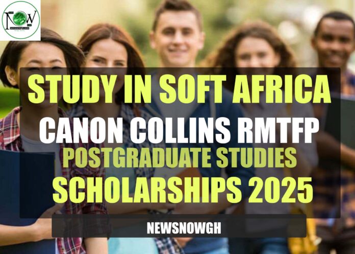 Canon Collins RMTFP Postgraduate Studies Scholarships