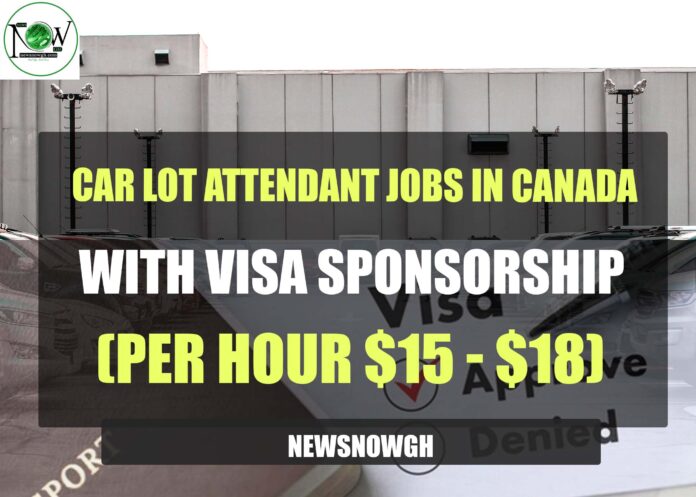 Car Lot Attendant Jobs in Canada