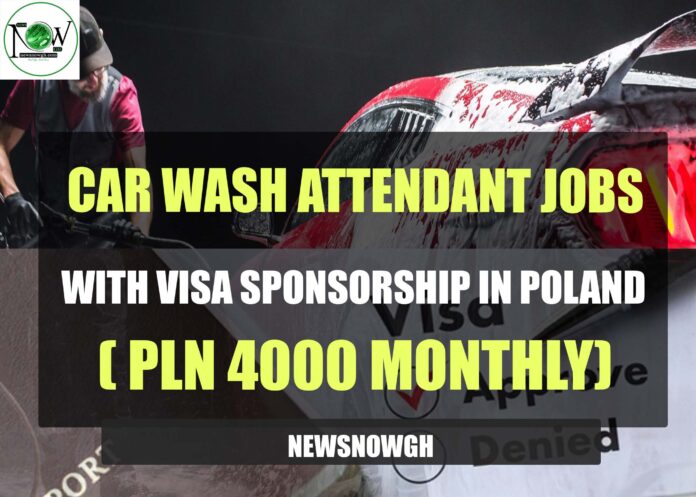 Car Wash Attendant Jobs with Visa Sponsorship in Poland