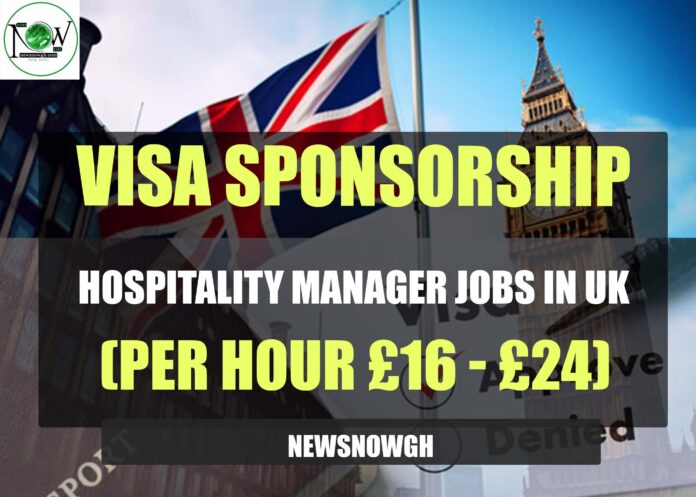 Hospitality Manager Jobs in UK