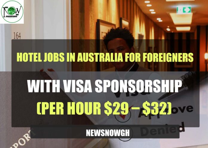 Hotel Jobs in Australia for Foreigners