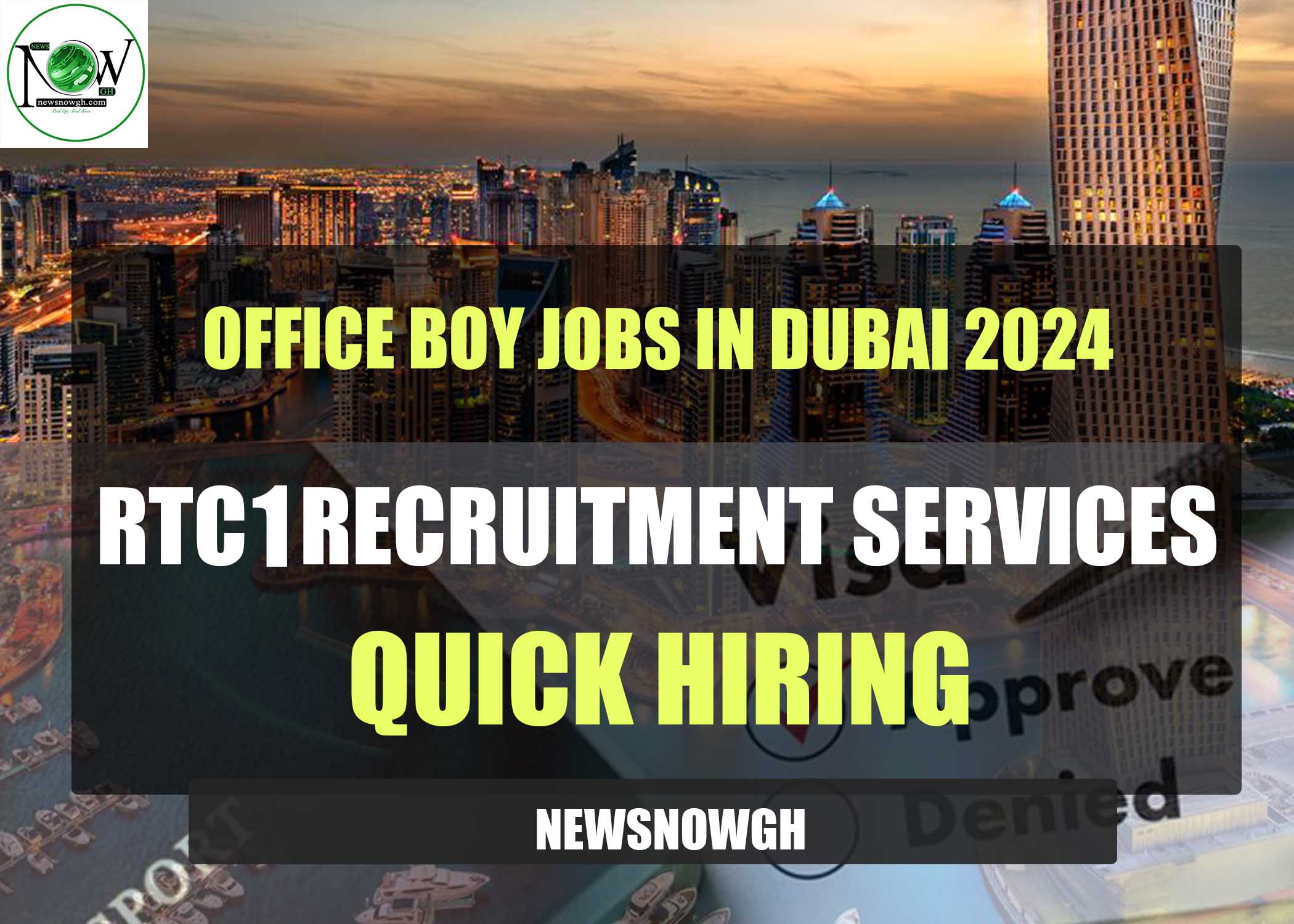 Office Boy Jobs in Dubai 2024 RTC1 Recruitment Services