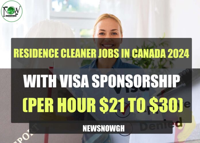Residence Cleaner Jobs in Canada