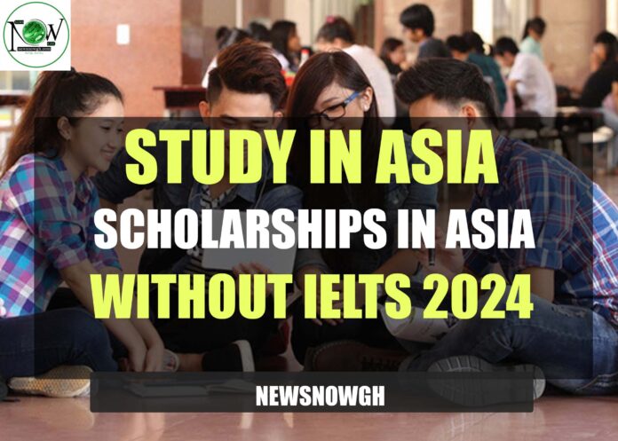 Scholarships in Asia Without IELTS