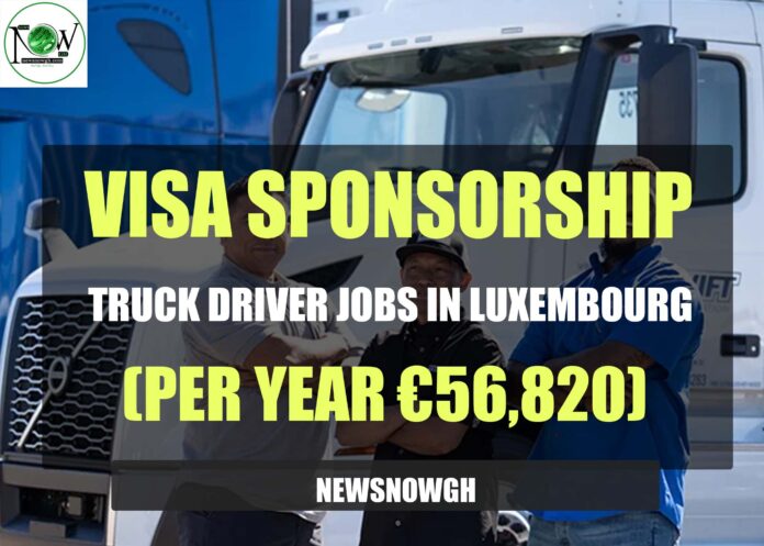 Truck Driver Jobs in Luxembourg