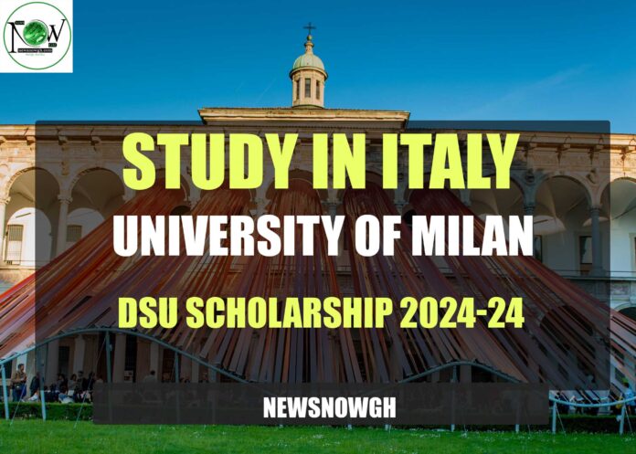University of Milan DSU Scholarship