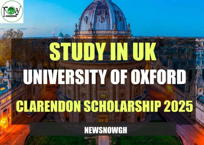 University of Oxford Clarendon Scholarship