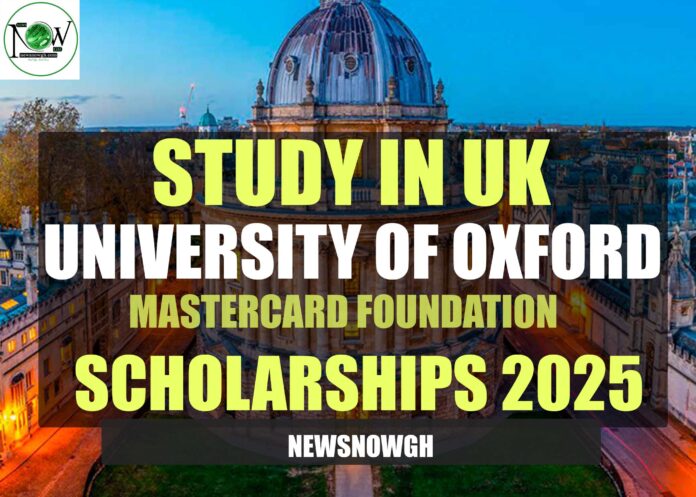 University of Oxford Mastercard Foundation Scholarships