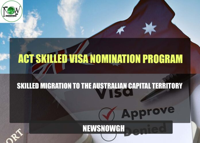 ACT Skilled Visa Nomination Program