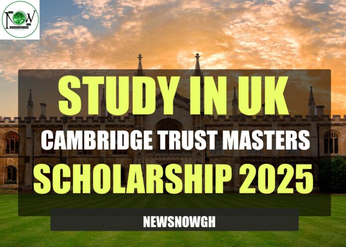 Cambridge Trust Masters Scholarship