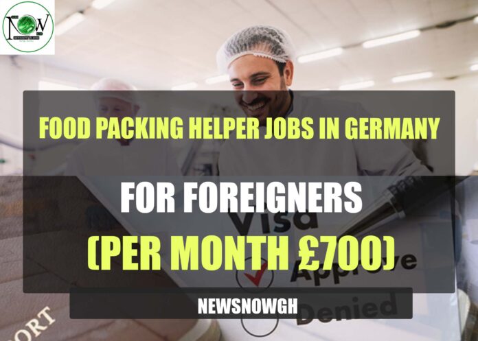 Food Packing Helper Jobs in Germany
