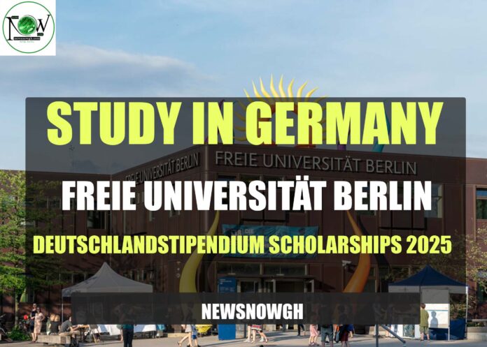 Freie Universität Berlin Deutschlandstipendium Scholarships
