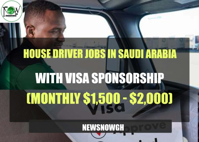 House Driver Jobs in Saudi Arabia