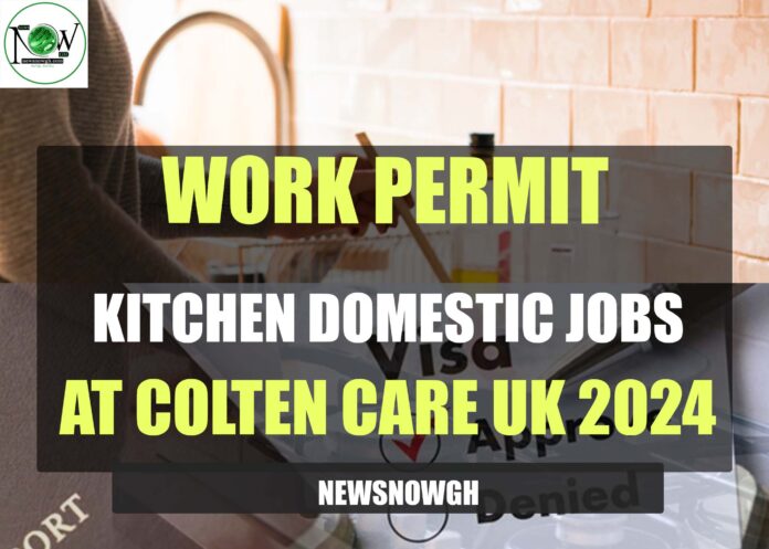 Kitchen Domestic Jobs at Colten Care UK