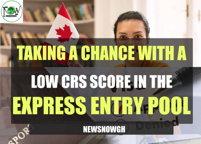 Low CRS Score in the Express Entry Pool