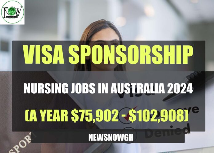 Visa Sponsorship Nursing Jobs in Australia