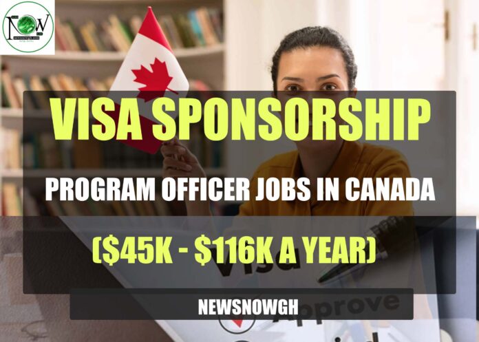 Program Officer Jobs in Canada