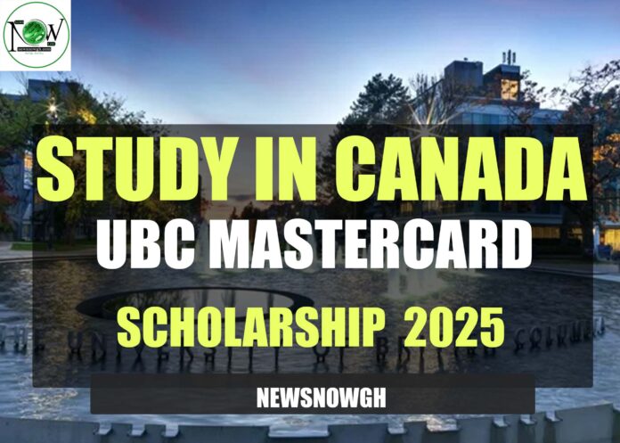 UBC MasterCard Scholarship